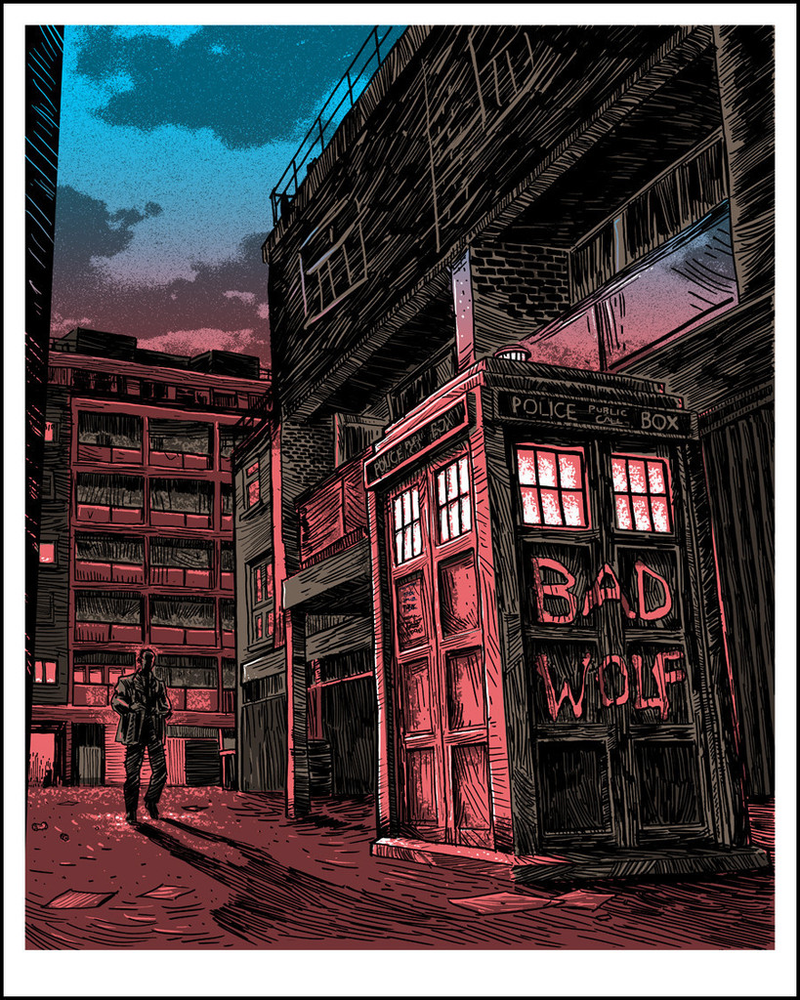 Illustration for article titled Quiet illustrations of Serenity and Planet Express Headquarters will fill you with nostalgia for places that don't exist
